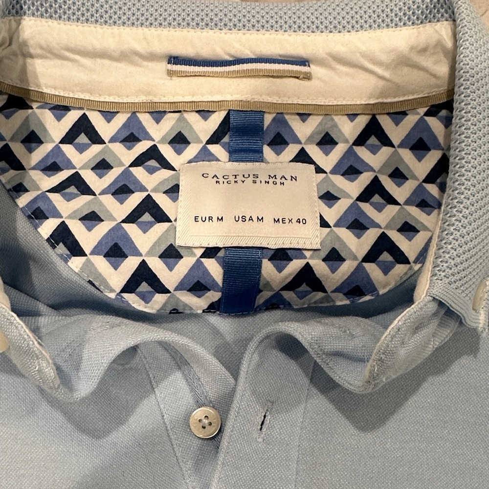 Cactus Sky Blue Men's Casual Shirt